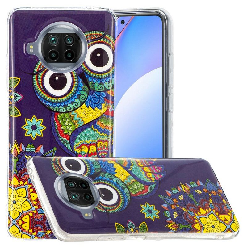 Maskica Xiaomi Redmi Note 9 Pro 5G Neonska Mandala Sova