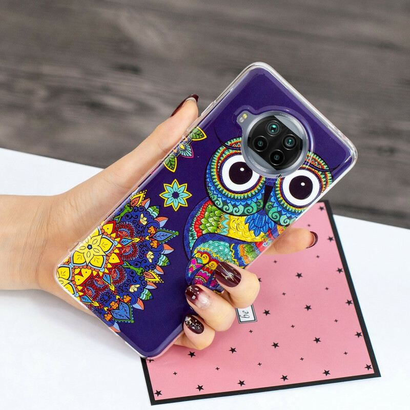 Maskica Xiaomi Redmi Note 9 Pro 5G Neonska Mandala Sova