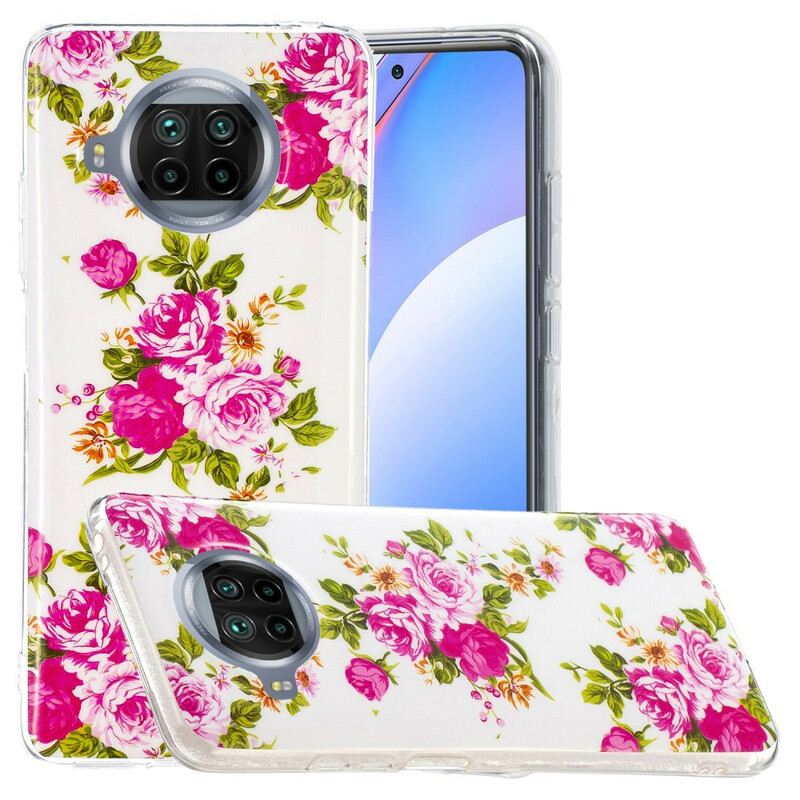 Maskica Xiaomi Redmi Note 9 Pro 5G Neonsko Cvijeće Slobode