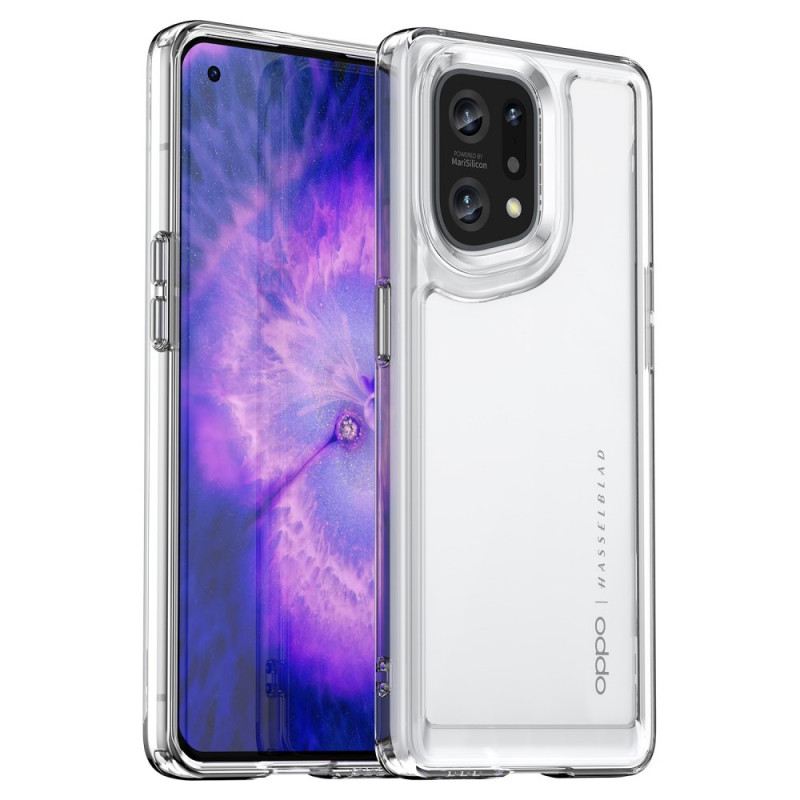 Maskica Oppo Find X5 Hibridni Prozirni Rubovi U Boji