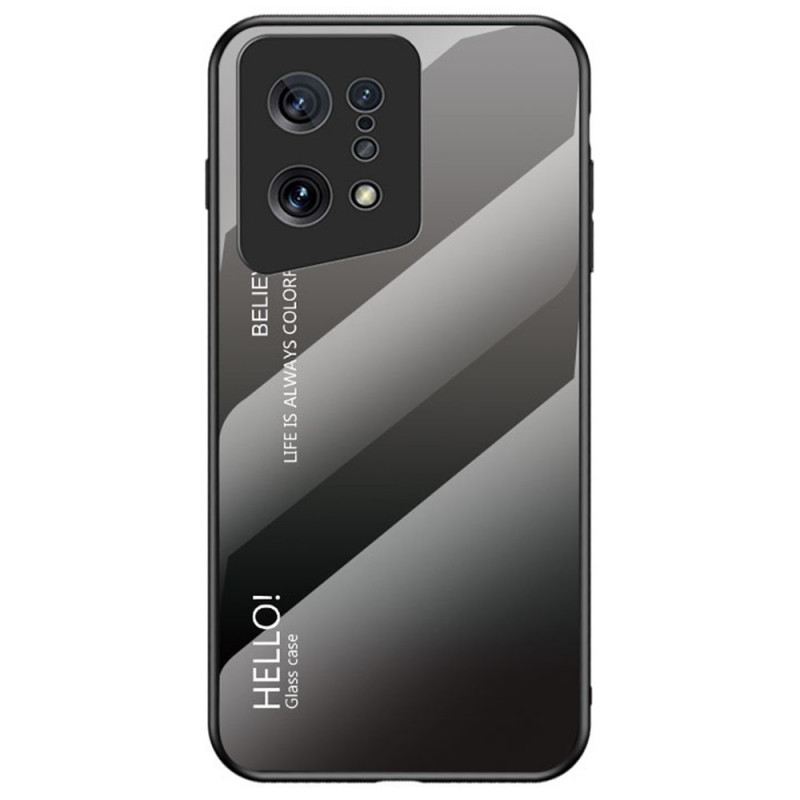 Maskica Oppo Find X5 Kaljeno Staklo Pozdrav