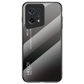 Maskica Oppo Find X5 Kaljeno Staklo Pozdrav