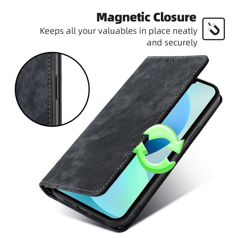 Flip Futrola Realme 12 Plus 5g Suede Effect Rfid Blokiranje