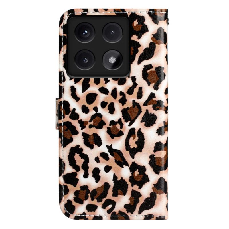 Flip Futrola Xiaomi 14t Maskice Za Mobitele Leopard Print