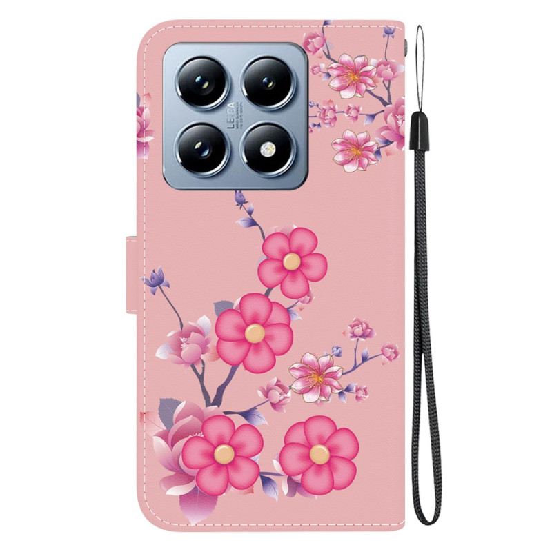 Flip Futrola Xiaomi 14t Maskice Za Mobitele Sakura Uzorak