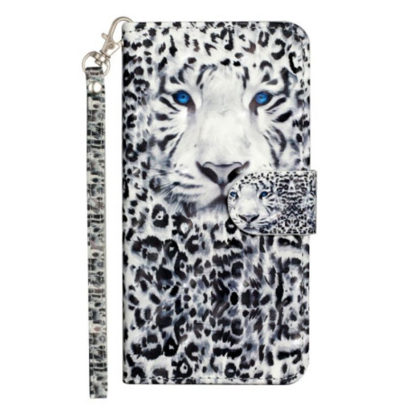 Kožna Futrola Xiaomi 14t Leopard Remen