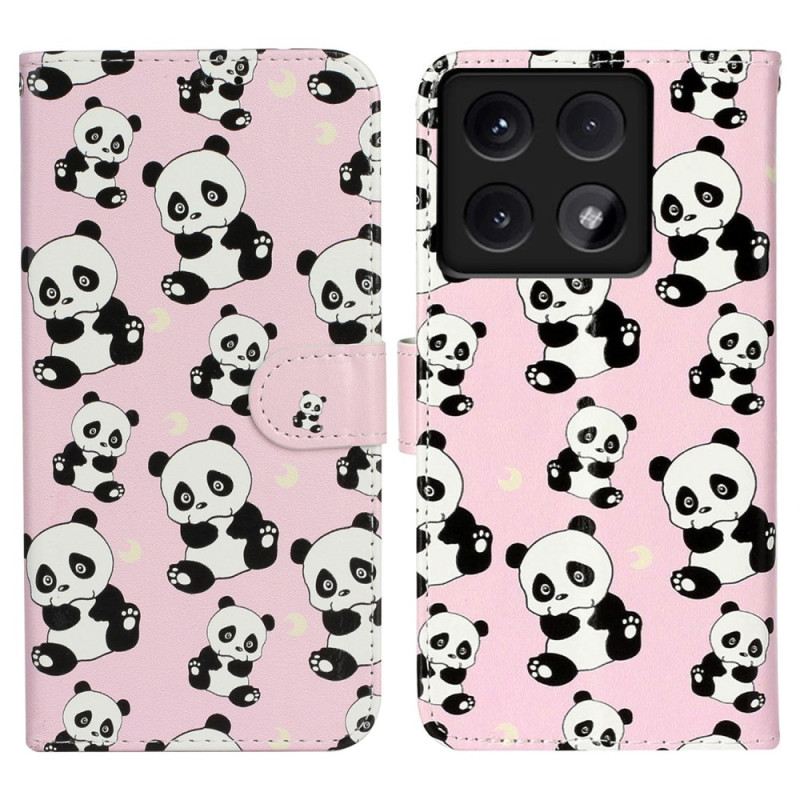 Kožna Futrola Xiaomi 14t Pandas Premium