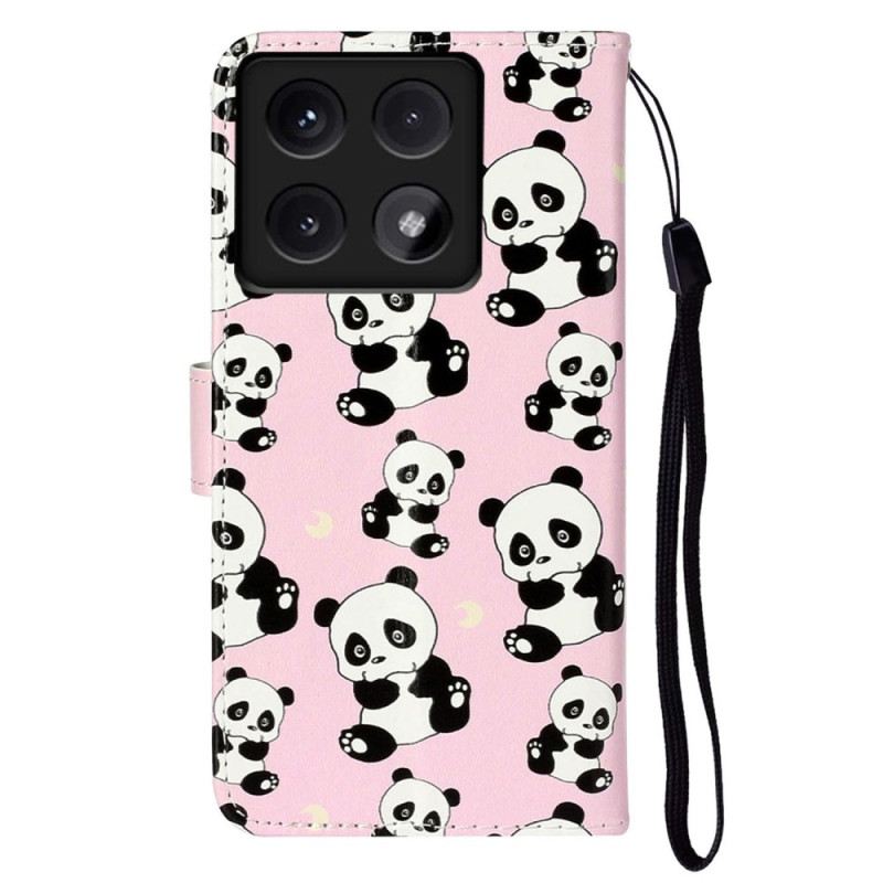 Kožna Futrola Xiaomi 14t Pandas Premium