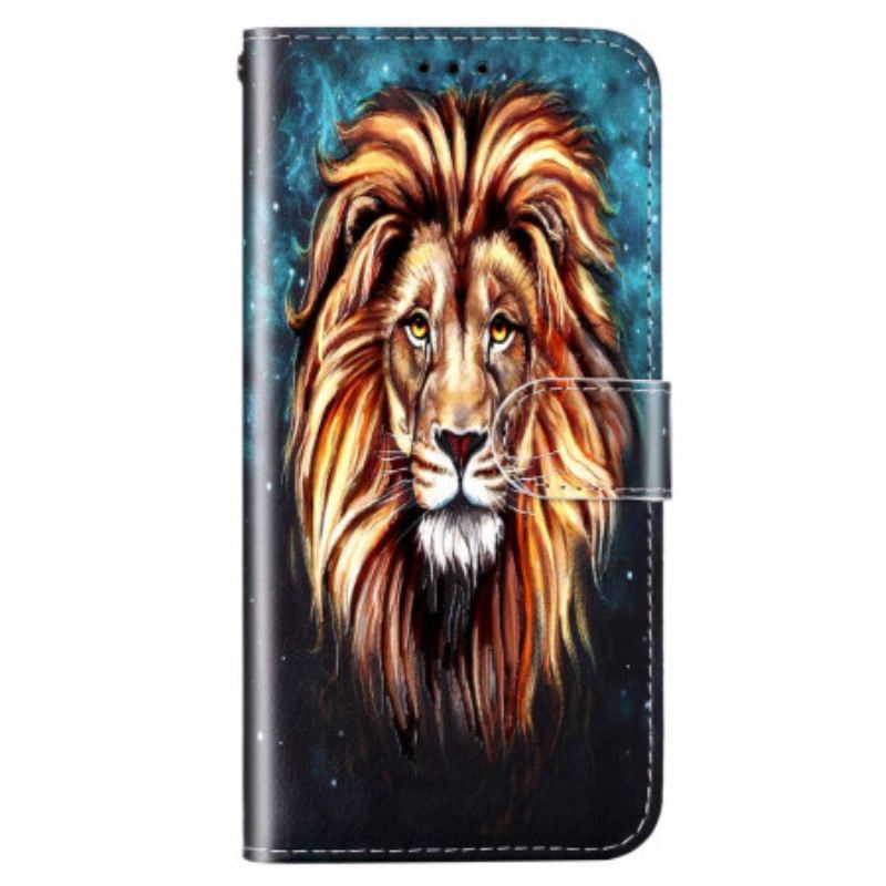 Kožna Futrola Xiaomi Redmi 10A Lanyard Lion