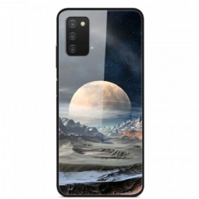 Maskica Samsung Galaxy A03s Kaljeno Staklo Space Moon