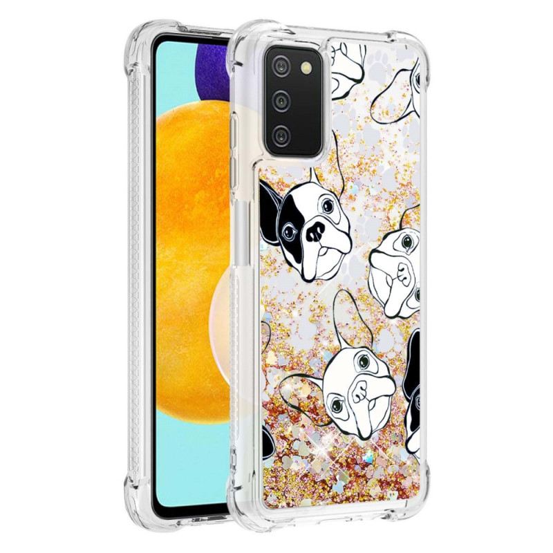 Maskica Samsung Galaxy A03s Mr Dog Sequins