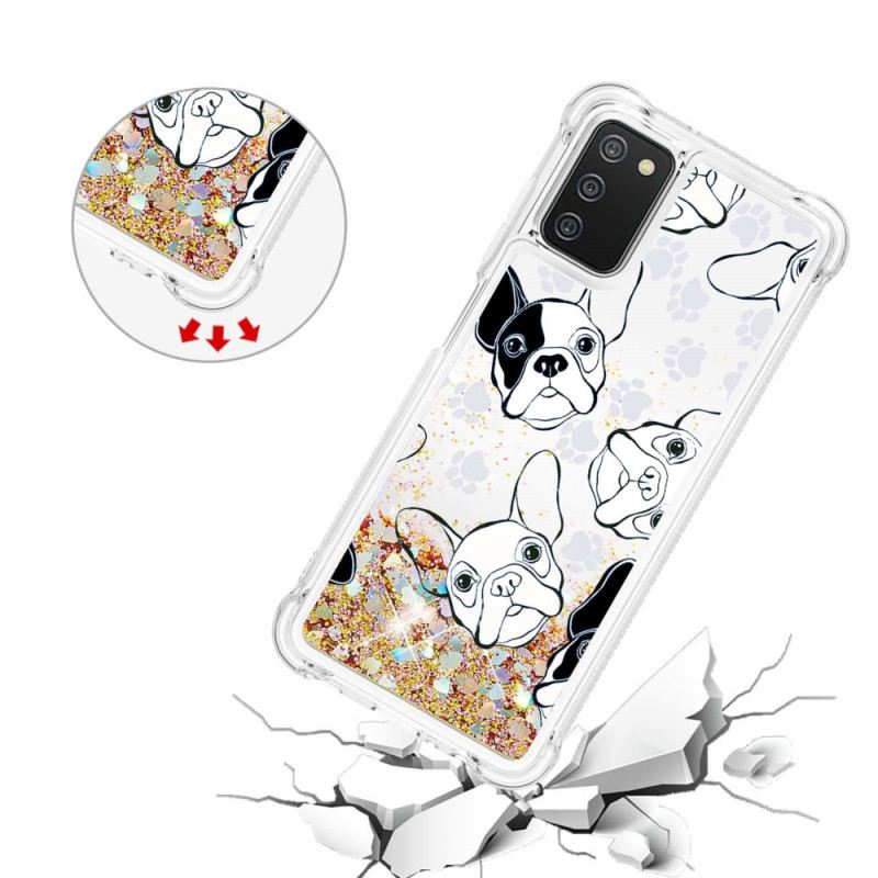 Maskica Samsung Galaxy A03s Mr Dog Sequins