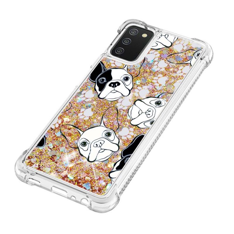 Maskica Samsung Galaxy A03s Mr Dog Sequins