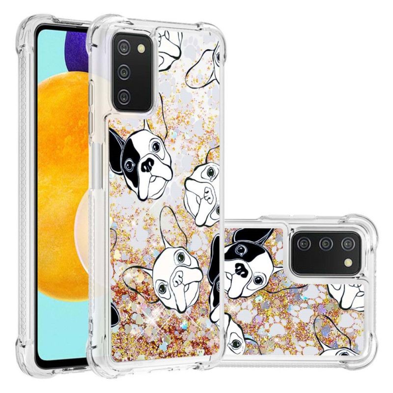 Maskica Samsung Galaxy A03s Mr Dog Sequins