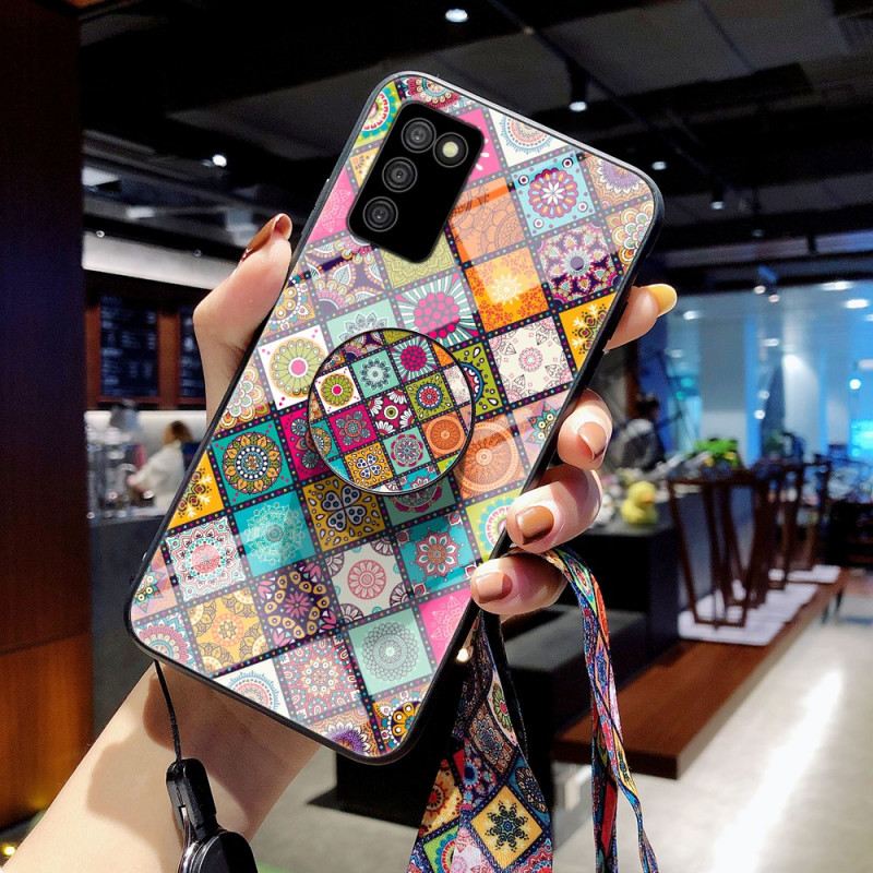 Maskica Samsung Galaxy A03s Patchwork Magnetski Držač