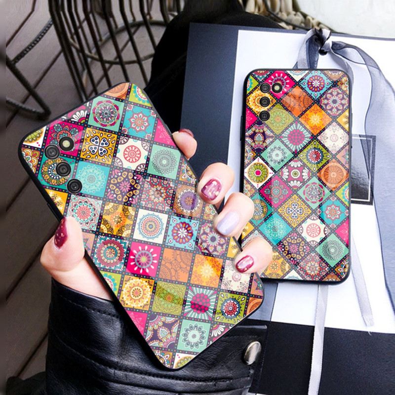 Maskica Samsung Galaxy A03s Patchwork Magnetski Držač