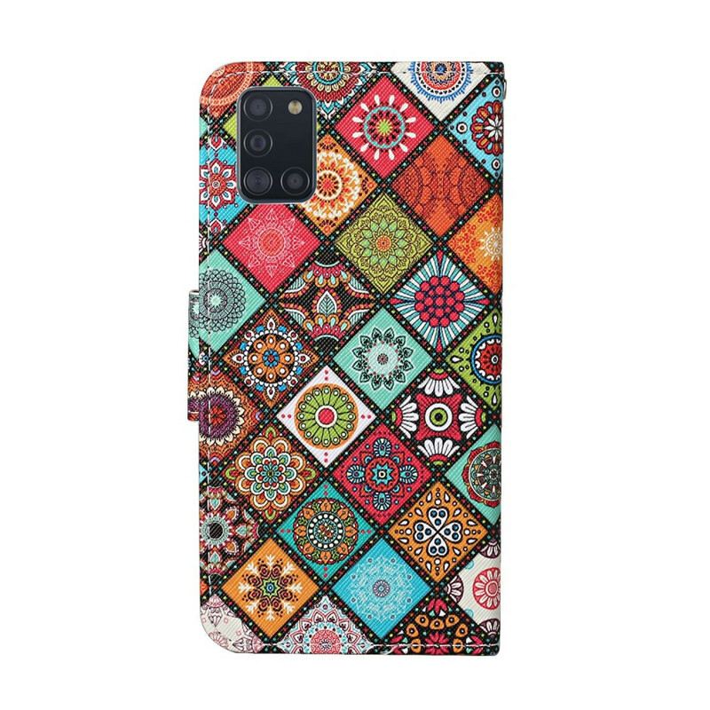 Kožna Futrola Samsung Galaxy A31 Patchwork Mandale S Uzicom