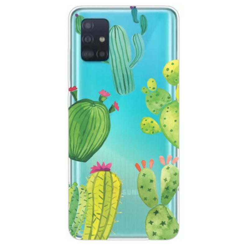 Maskica Samsung Galaxy A31 Akvarel Kaktusi