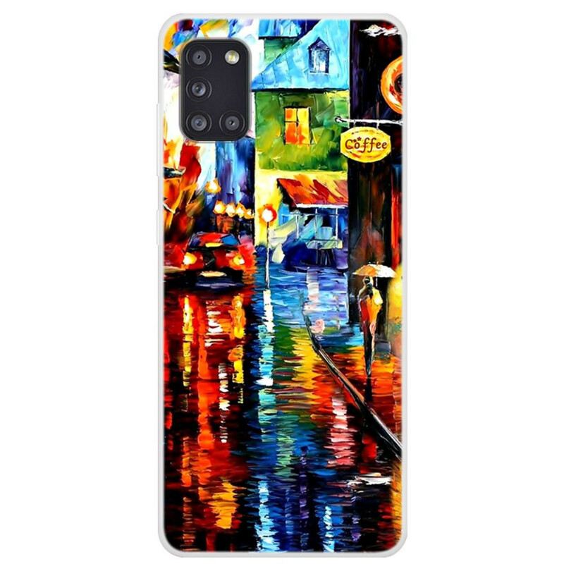 Maskica Samsung Galaxy A31 Slikanje Uz Kavu