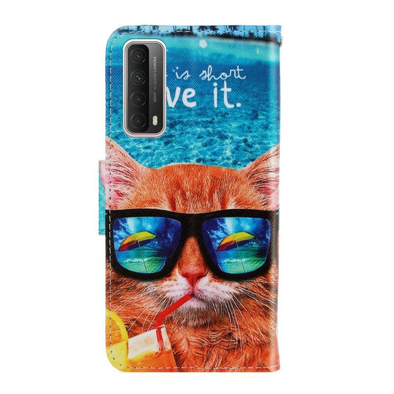 Futrola Huawei P Smart 2021 Cat Live It Strappy