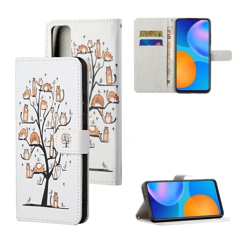 Futrola Huawei P Smart 2021 Funky Cats S Remenom