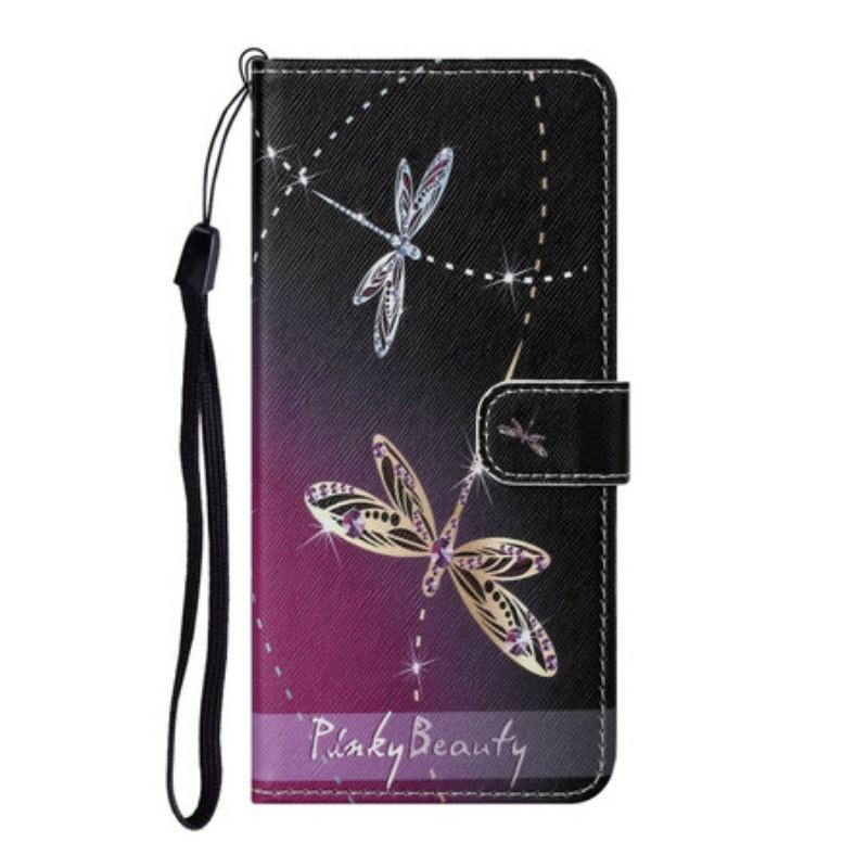 Kožna Futrola Huawei P Smart 2021 Dragonflies S Remenčićima