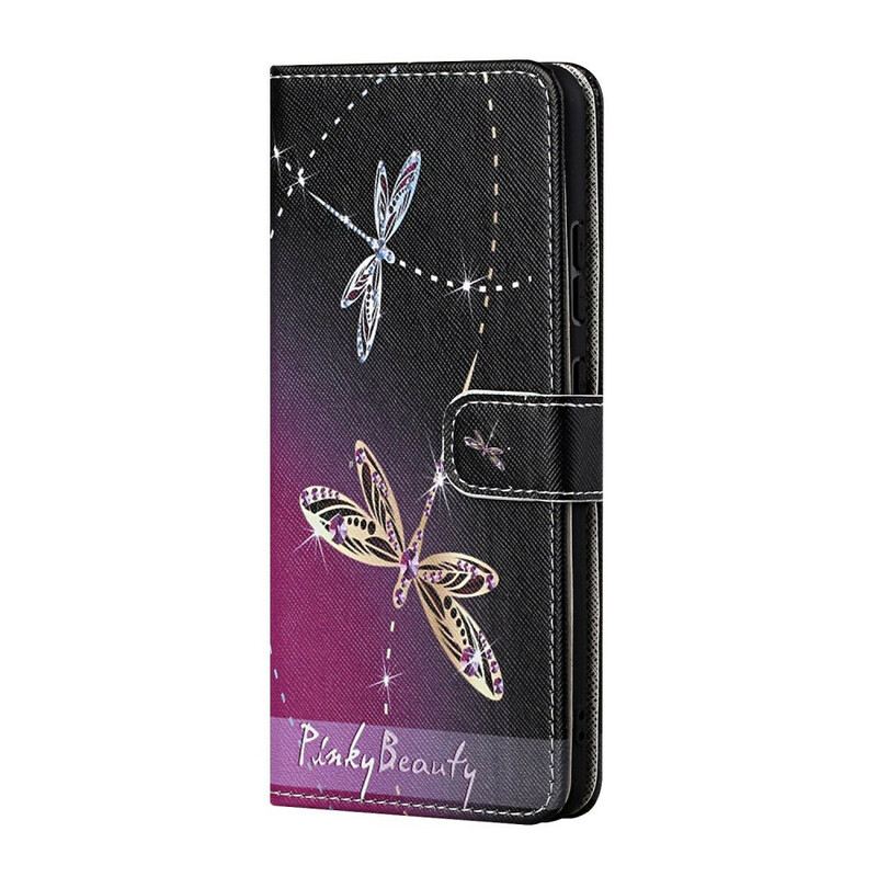 Kožna Futrola Huawei P Smart 2021 Dragonflies S Remenčićima