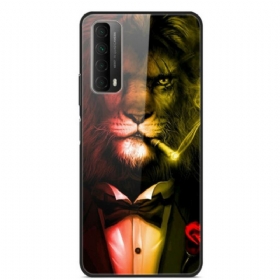 Maskica Huawei P Smart 2021 Cigar Lion Kaljeno Staklo