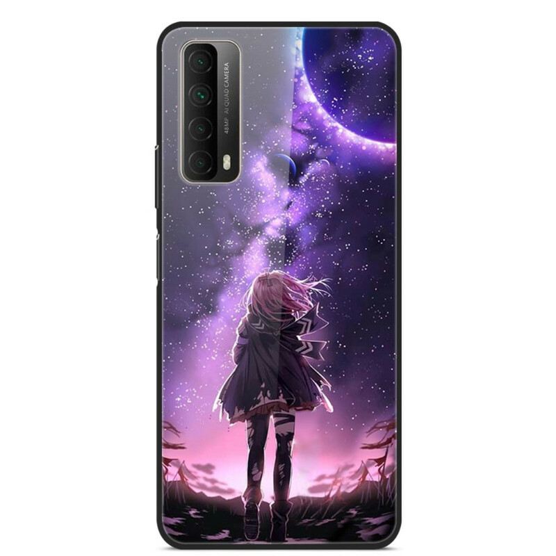 Maskica Huawei P Smart 2021 Fantasy Landscape Kaljeno Staklo