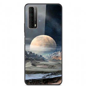 Maskica Huawei P Smart 2021 Kaljeno Staklo Space Moon