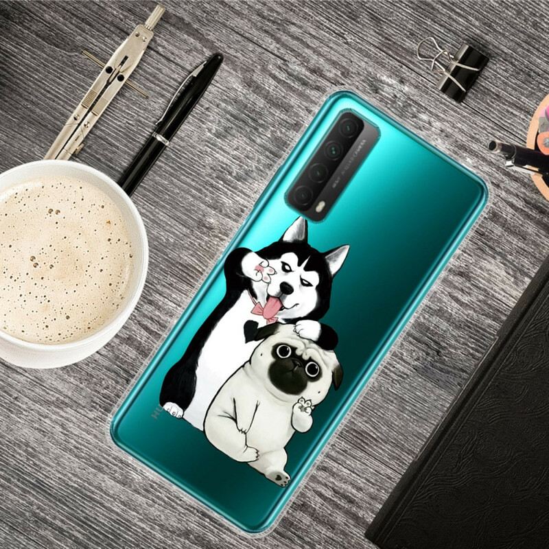 Maskica Huawei P Smart 2021 Smiješni Psi