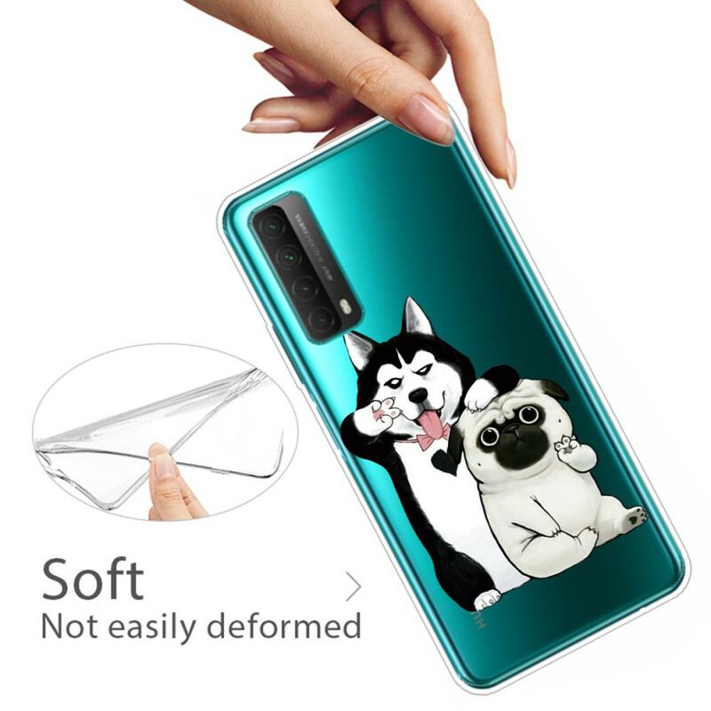 Maskica Huawei P Smart 2021 Smiješni Psi