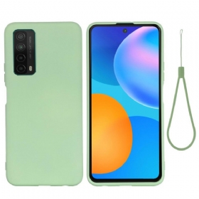 Maskica Huawei P Smart 2021 Tekući Silikon S Uzicom