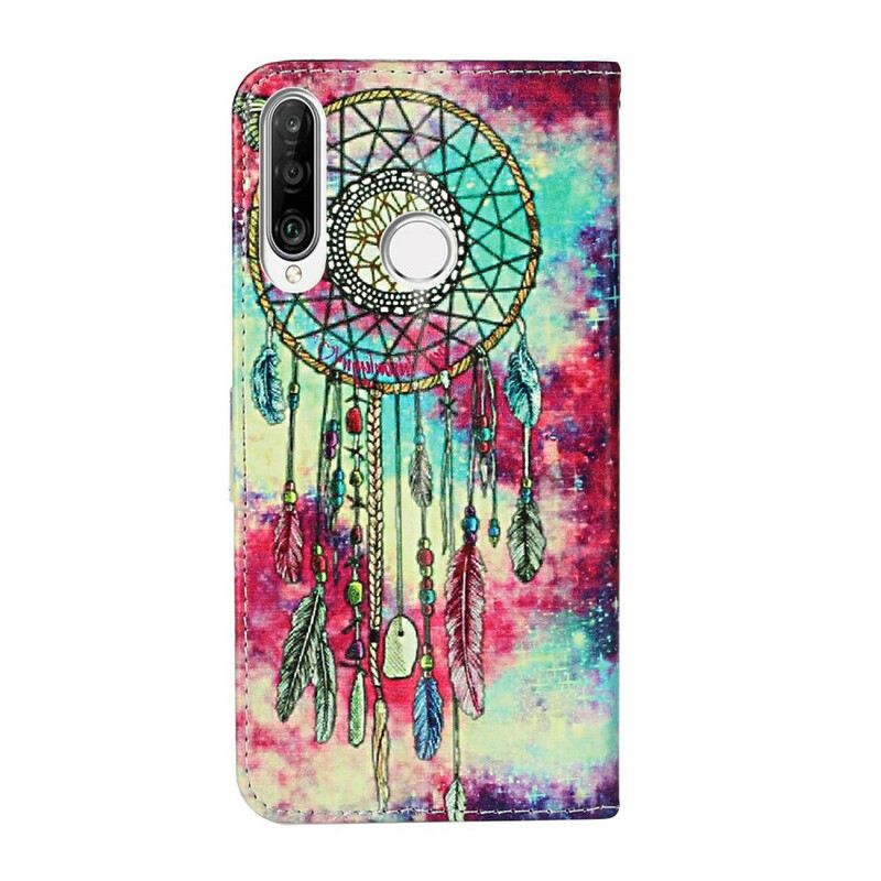 Flip Futrola Huawei Y6p Kožna Futrola Začarana Mandala