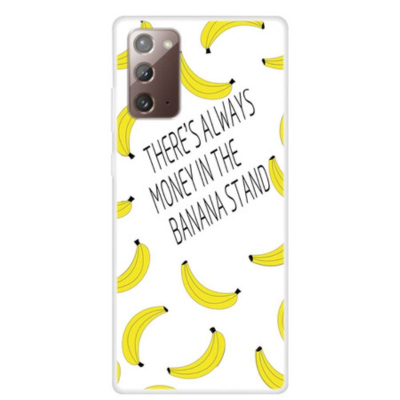 Maskica Samsung Galaxy Note 20 Transparent Banana Money