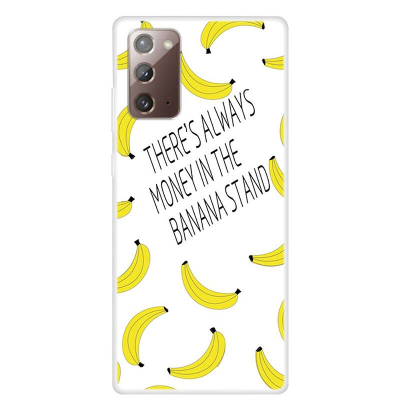 Maskica Samsung Galaxy Note 20 Transparent Banana Money