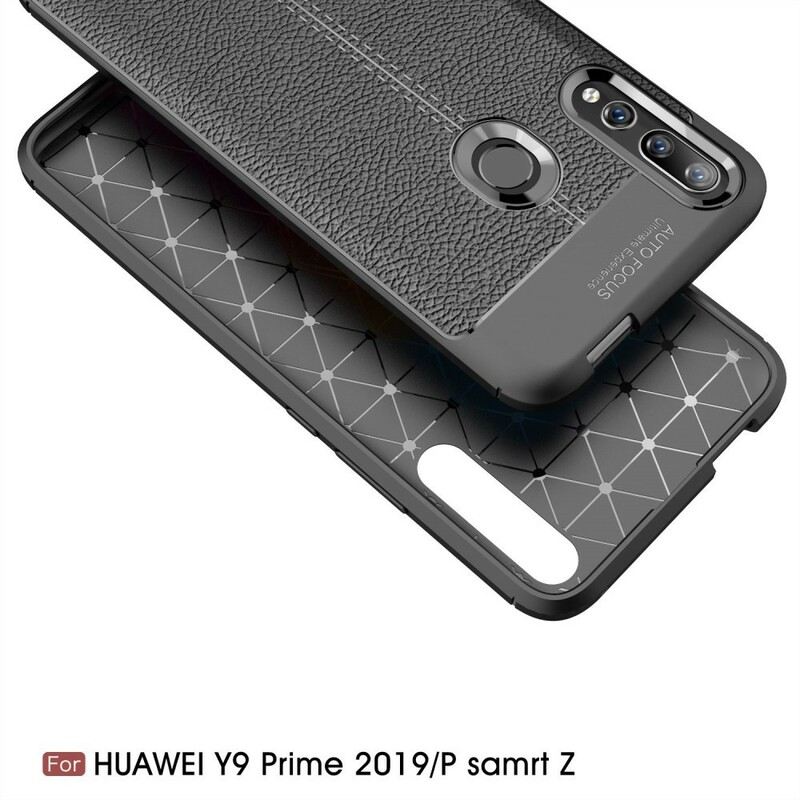 Maskica Huawei P Smart Z Efekt Dvostruke Linije Litchi Kože