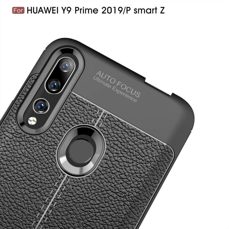 Maskica Huawei P Smart Z Efekt Dvostruke Linije Litchi Kože