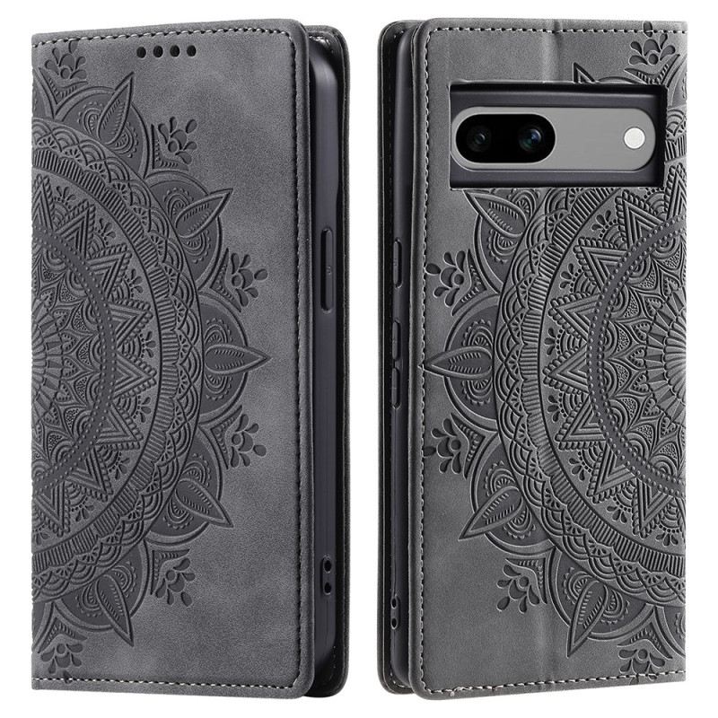 Flip Futrola Google Pixel 8a Mandala Suede Efekt