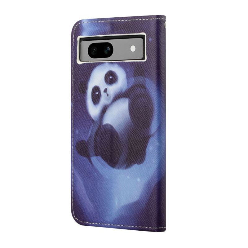 Flip Futrola Google Pixel 8a Maskice Za Mobitele Svemirska Panda S Remenom