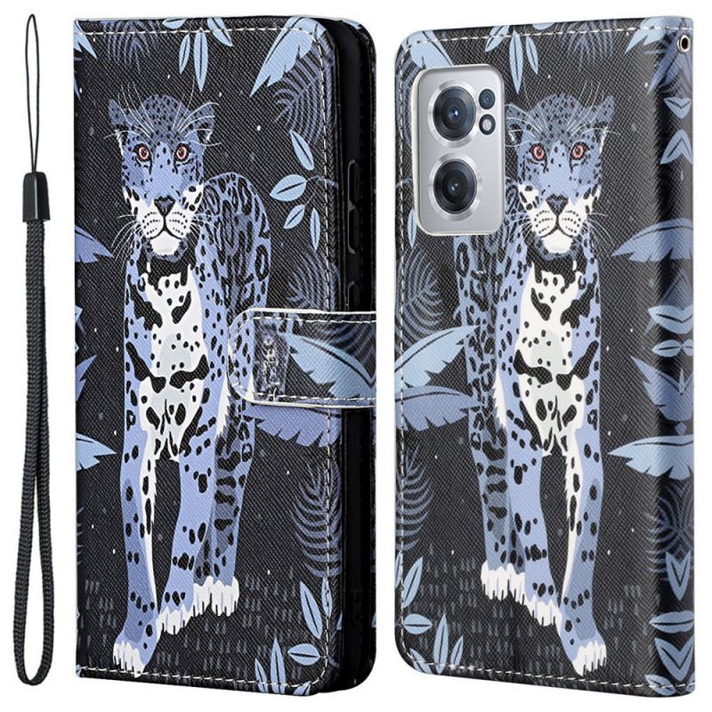 Flip Futrola OnePlus Nord CE 2 5G Noćni Leopard