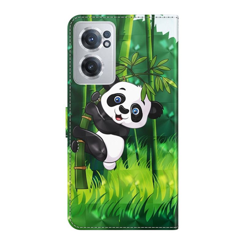 Flip Futrola OnePlus Nord CE 2 5G Strip Panda