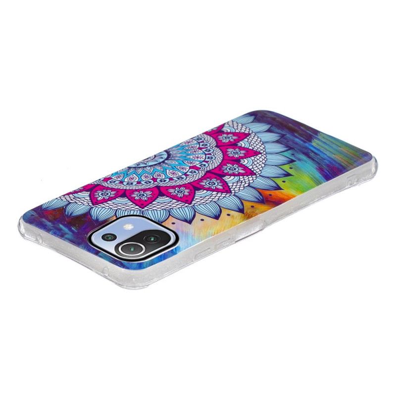 Maskica Xiaomi Mi 11 Lite 4G / 5G / 5G NE Fluorescentna Šarena Mandala