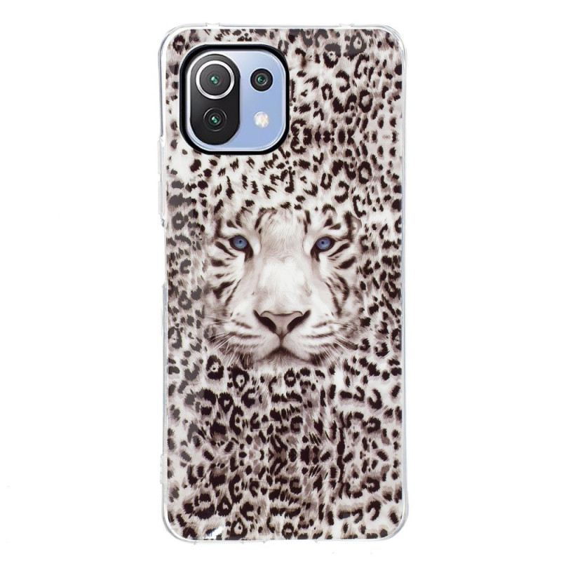 Maskica Xiaomi Mi 11 Lite 4G / 5G / 5G NE Leopard Fluorescentno