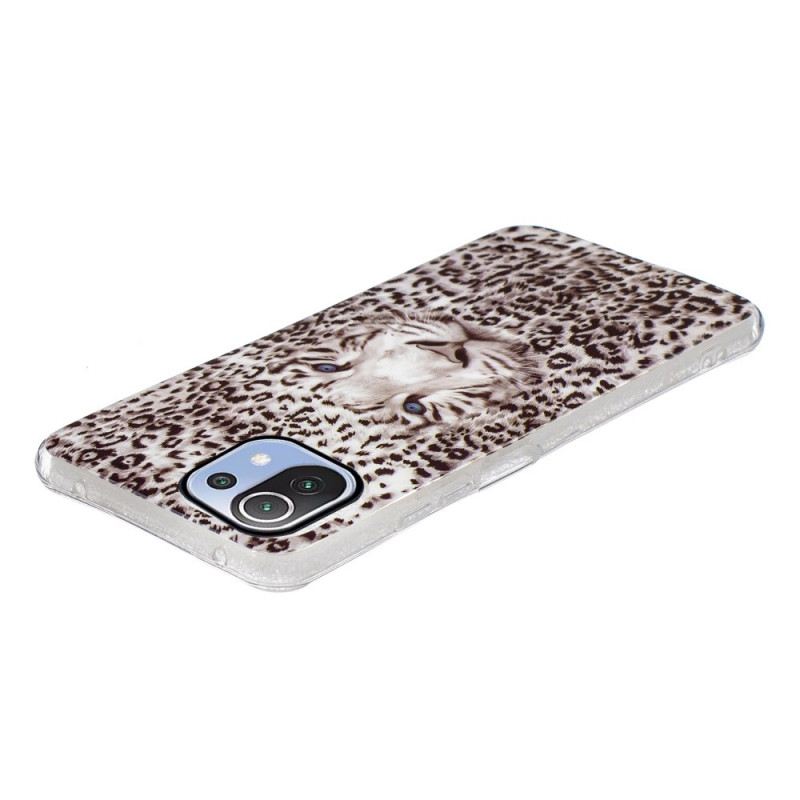 Maskica Xiaomi Mi 11 Lite 4G / 5G / 5G NE Leopard Fluorescentno