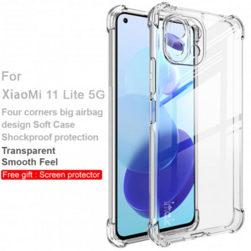 Maskica Xiaomi Mi 11 Lite 4G / 5G / 5G NE Transparent Silky Imak