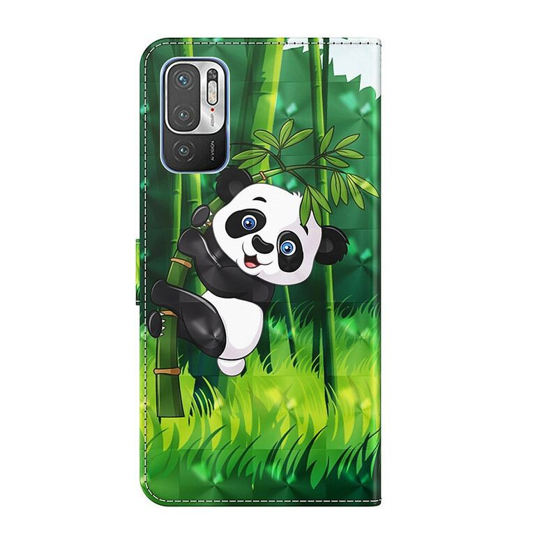 Kožna Futrola Poco M3 Pro 5G Panda I Bambus