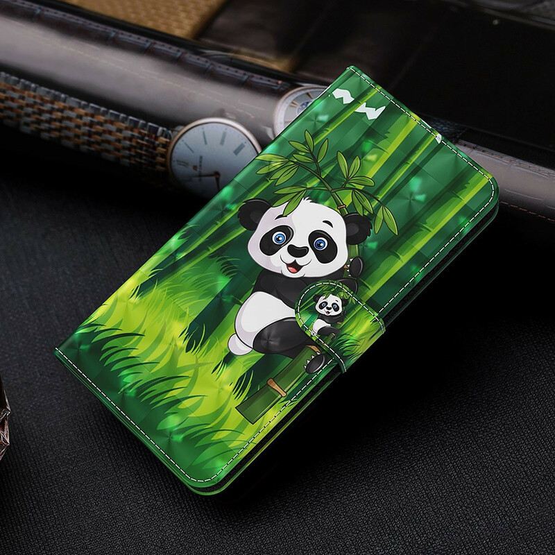 Kožna Futrola Poco M3 Pro 5G Panda I Bambus