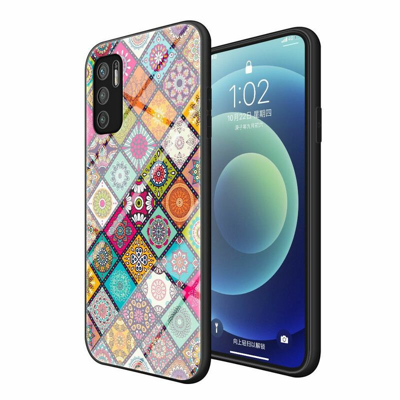 Maskica Poco M3 Pro 5G Patchwork Magnetski Držač