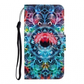 Flip Futrola Xiaomi Redmi Note 9 Upadljiva Mandala S Remenom